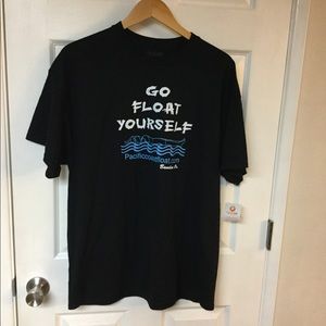 New Float tank black tee t-shirt size extra large